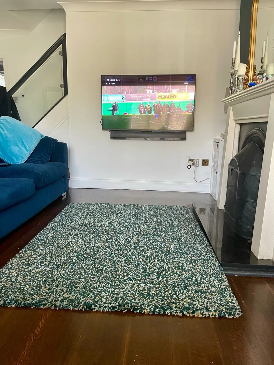 Multi Coloures fleck Shaggy Rug - Image 1