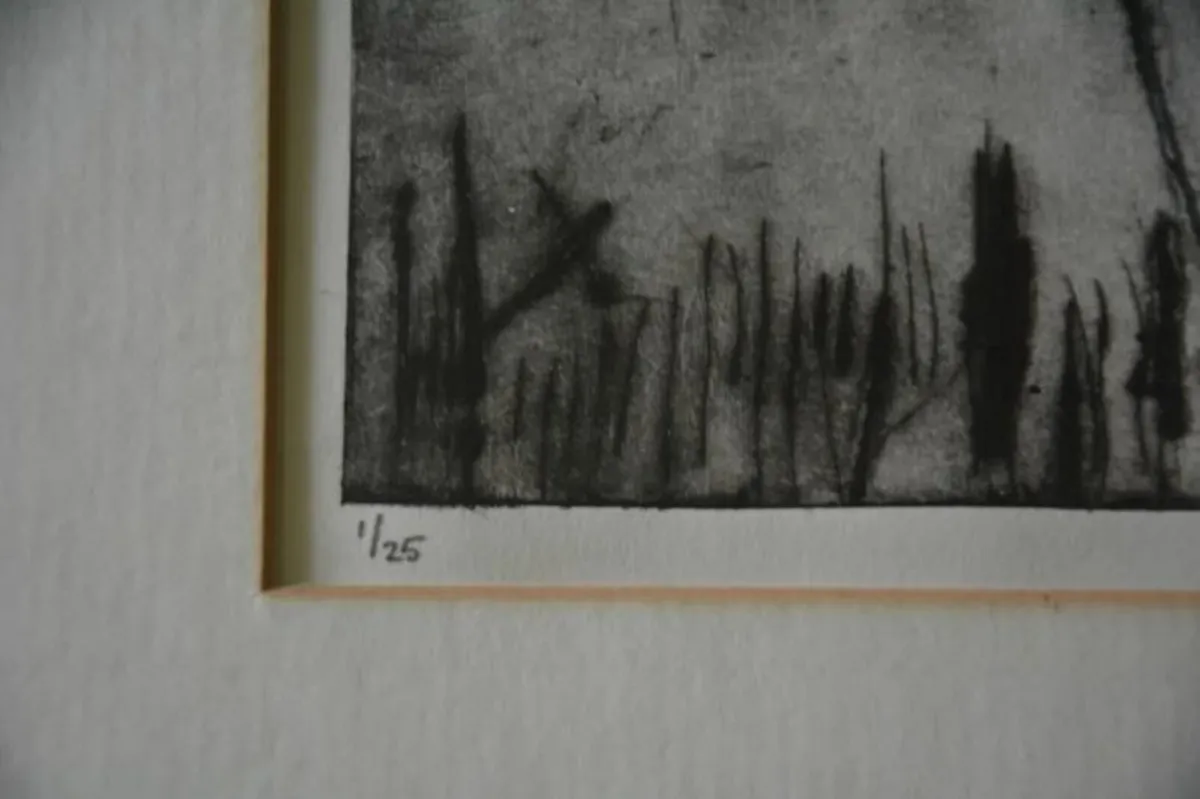 Modern drypoint etchings by Marjan Smit. - Image 4