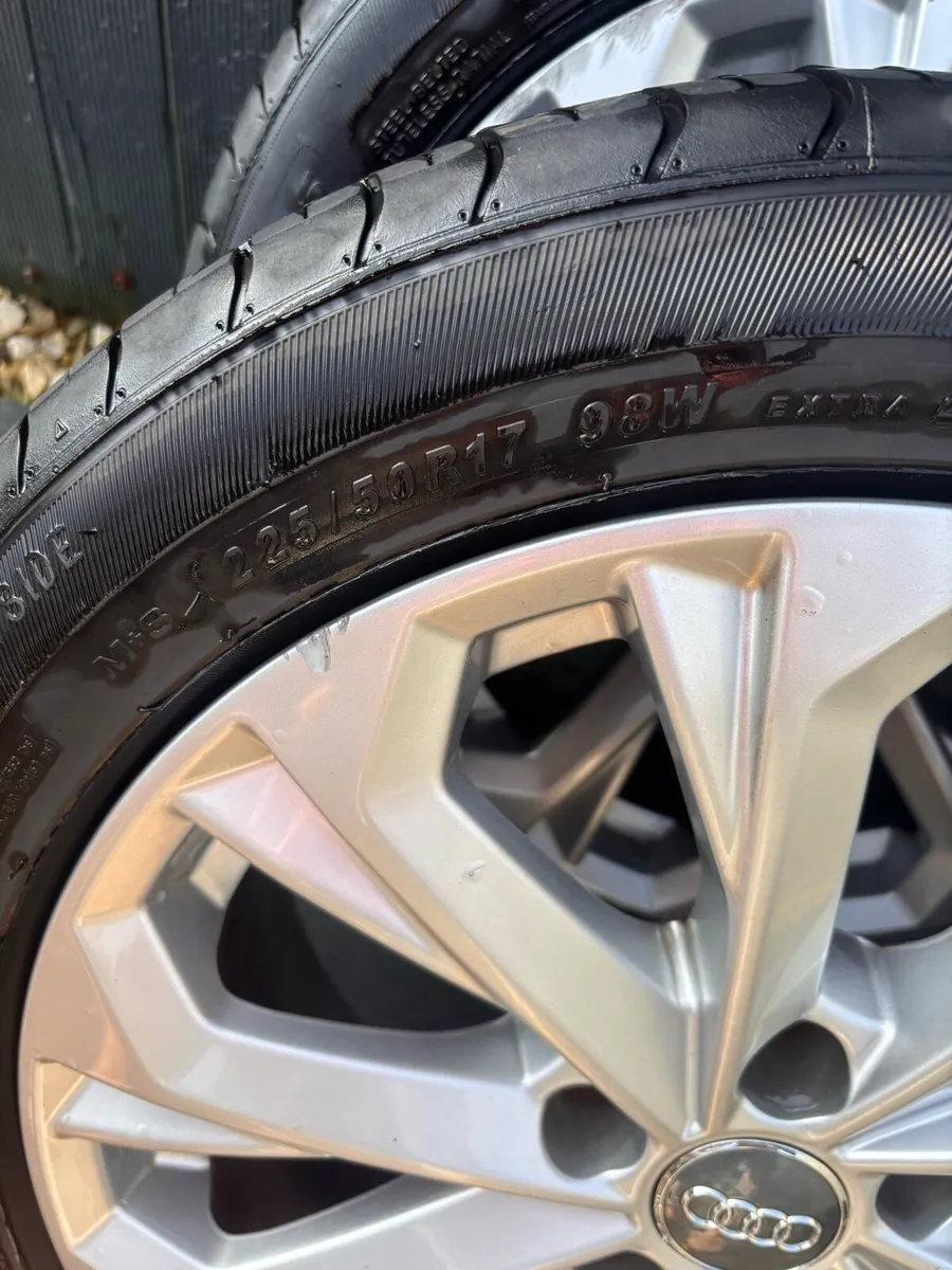17” Audi alloys with new tyres - Image 3