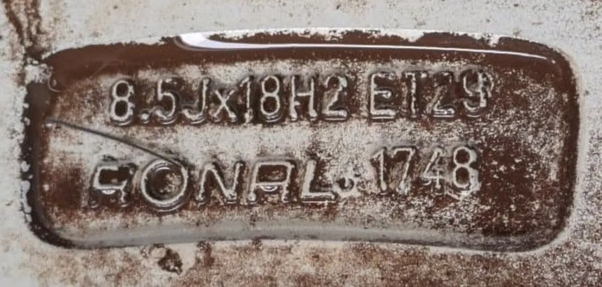 2x Tyres + Genuine Audi A5 Alloys R18 (OEM Ronal) - Image 3