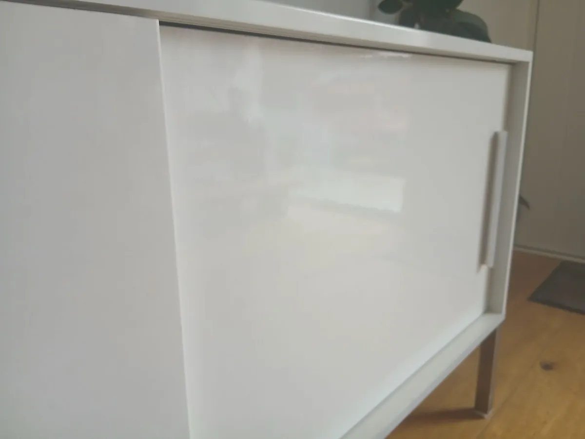 White gloss Sideboard - Image 4