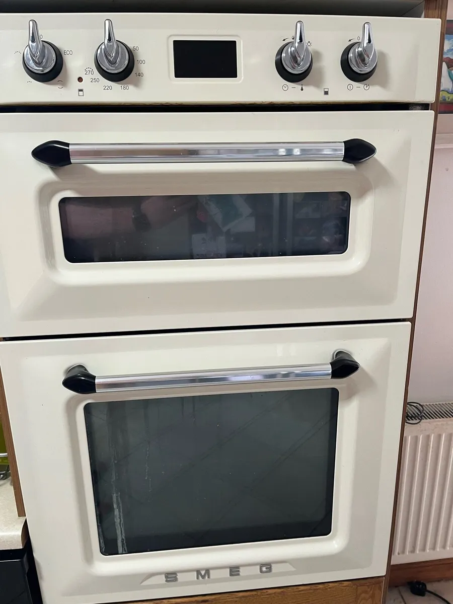 SMEG Cream double built in oven - Image 1