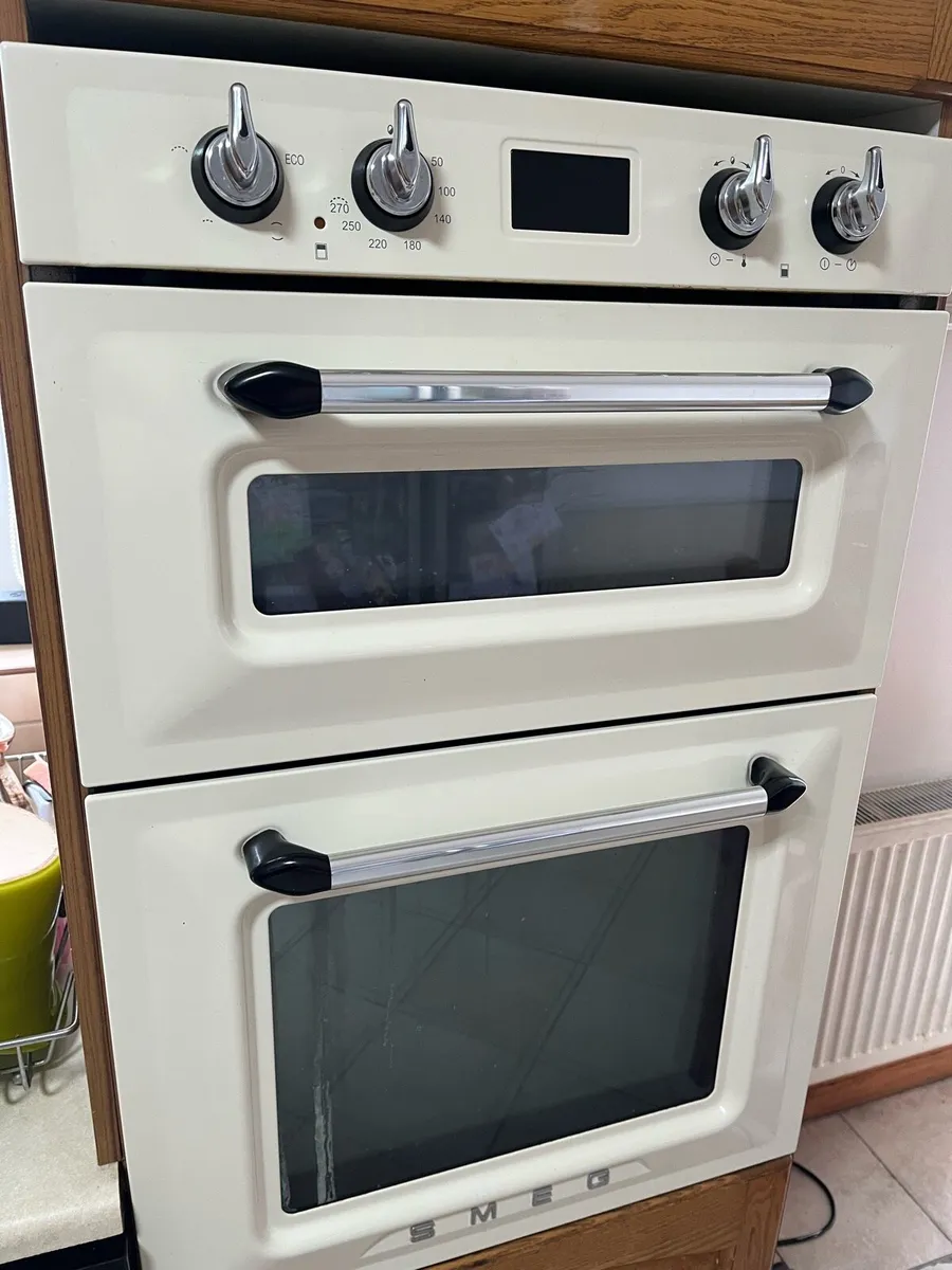 SMEG Cream double built in oven - Image 2
