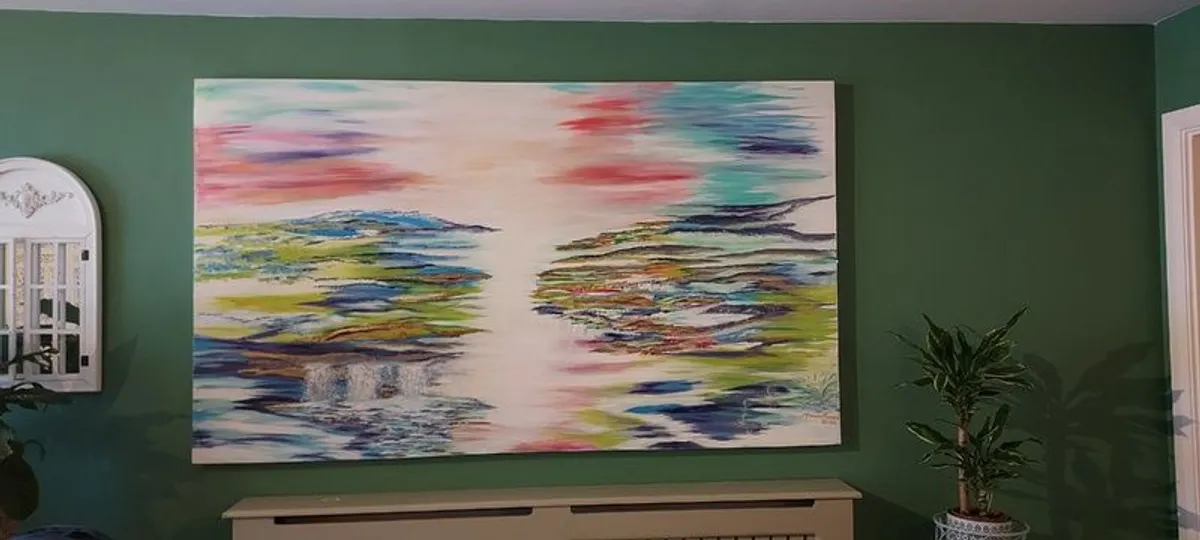 Original Acrylic on Canvas - large painting - Image 1