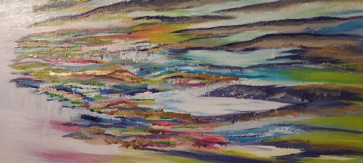 Original Acrylic on Canvas - large painting - Image 4