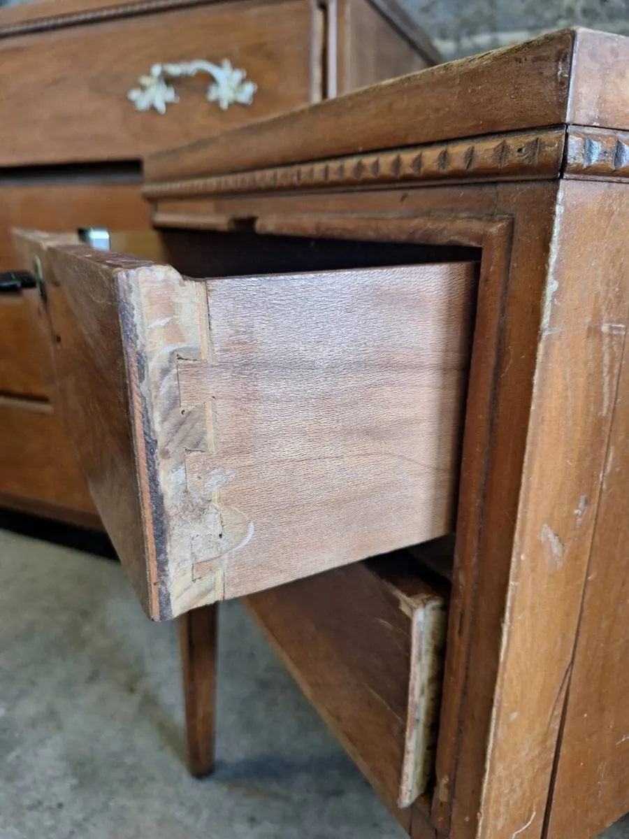 Vintage Chest of Drawers and Locker - Image 2