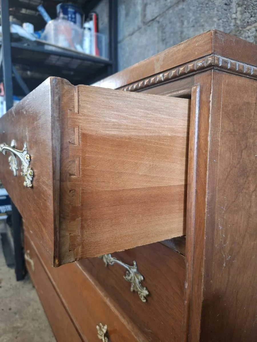 Vintage Chest of Drawers and Locker - Image 4