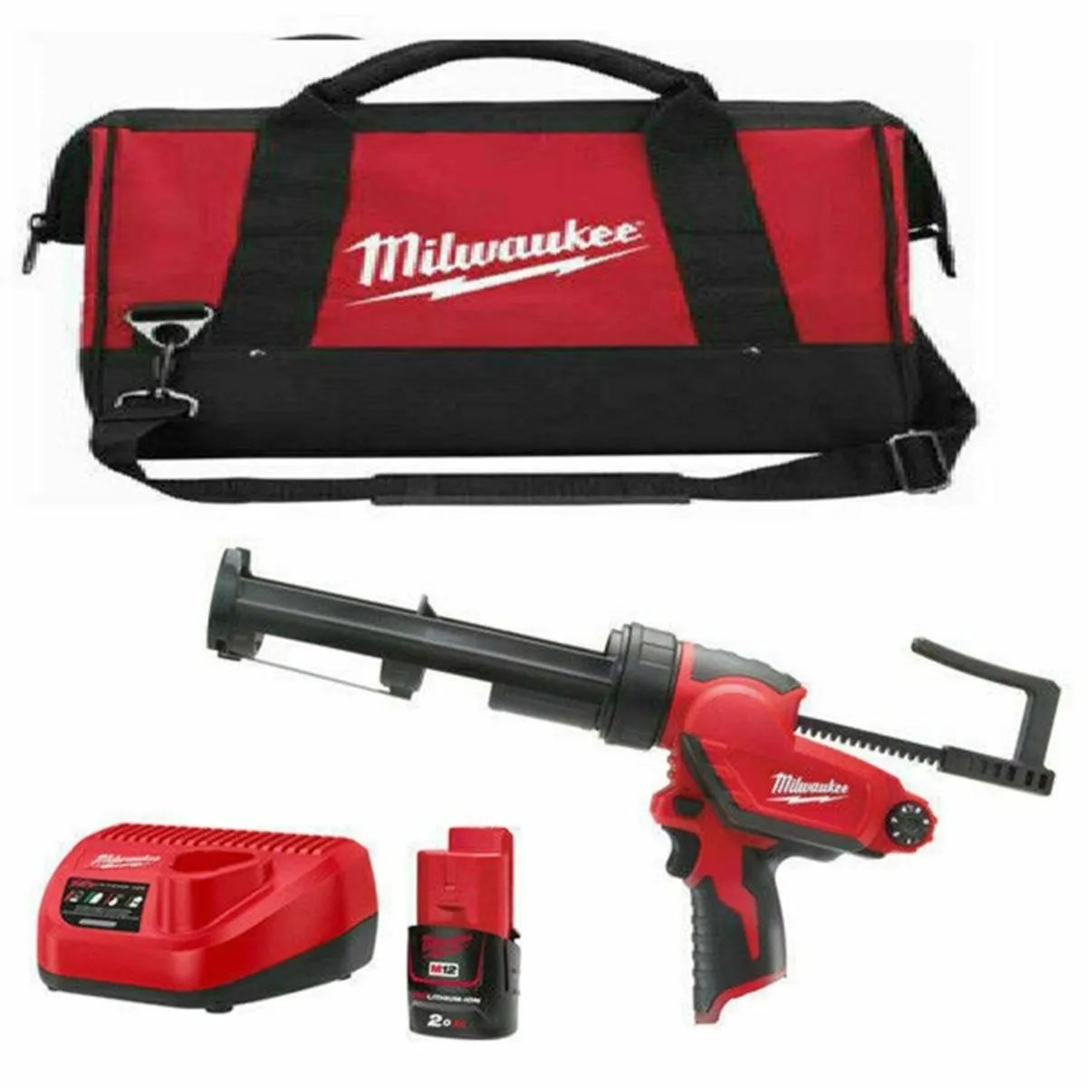 M12 Milwaukee Cordless Caulk Gun kit - Image 4