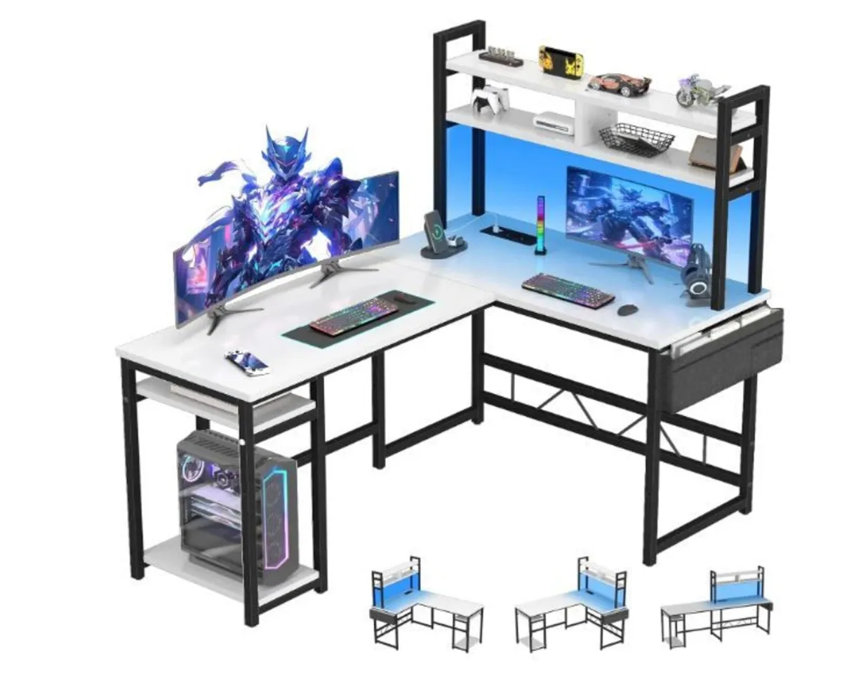 Desk L Shape Gaming Table - Image 1