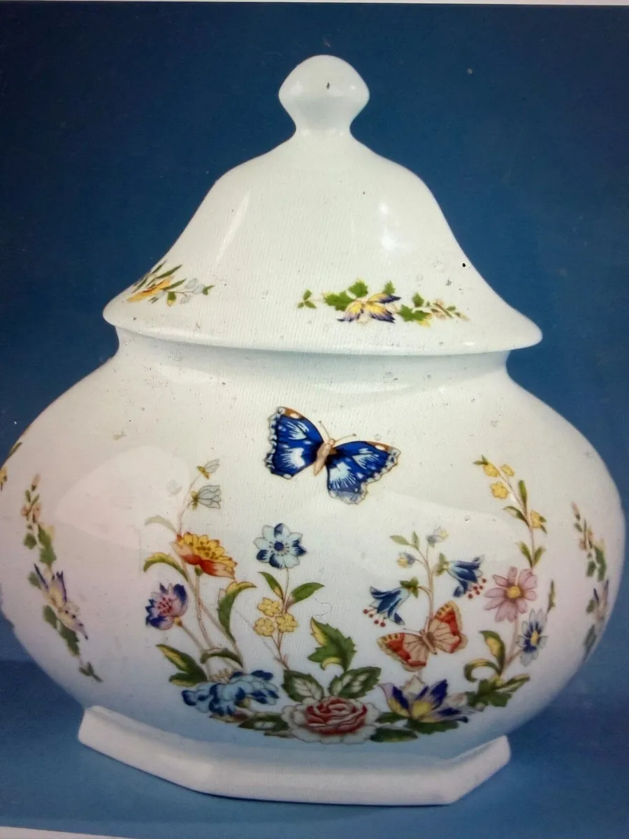 Aynsley pot with lid - Image 1