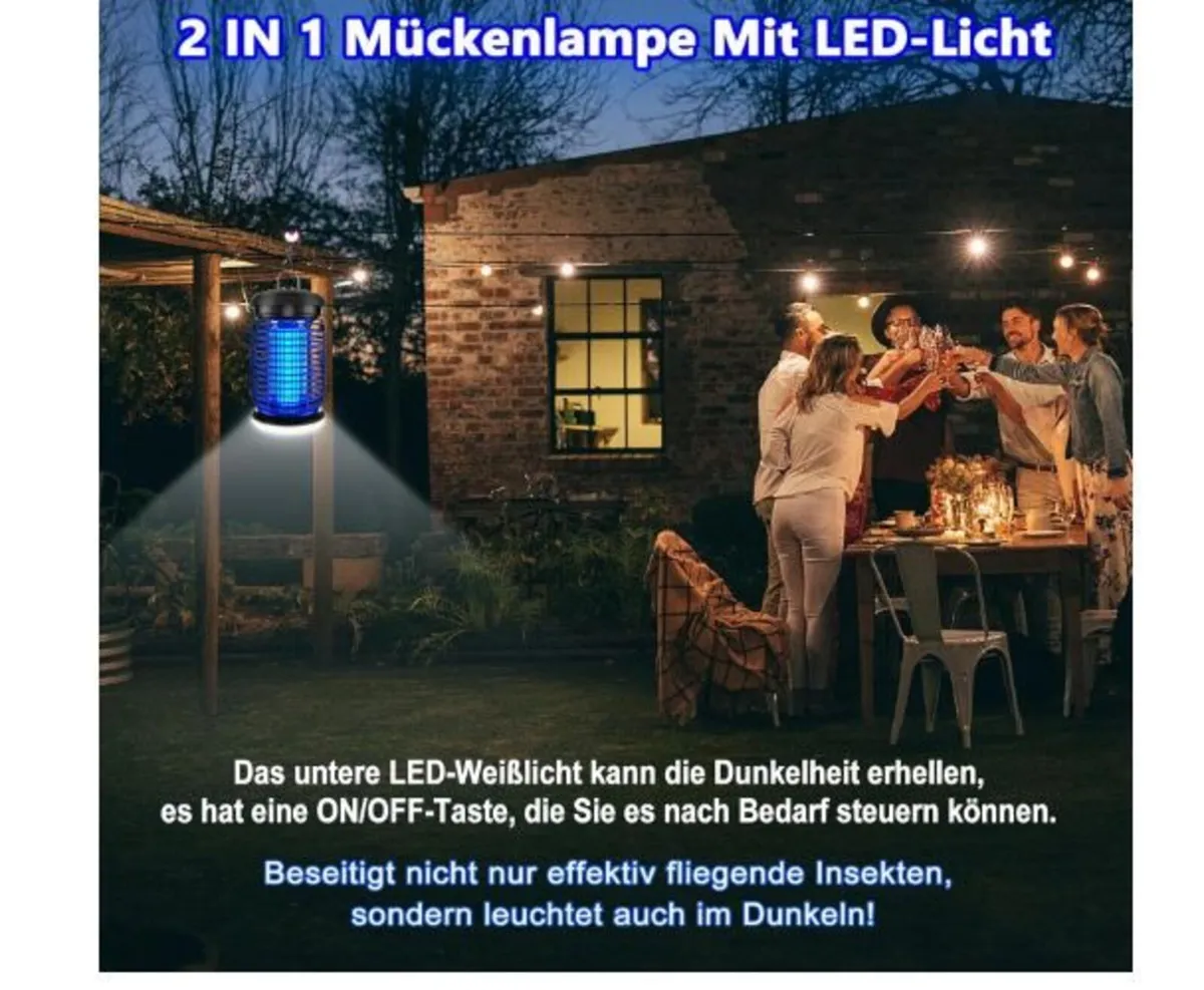 Electric Insect Killer, Mosquito Trap, 15 W, 4200 - Image 4