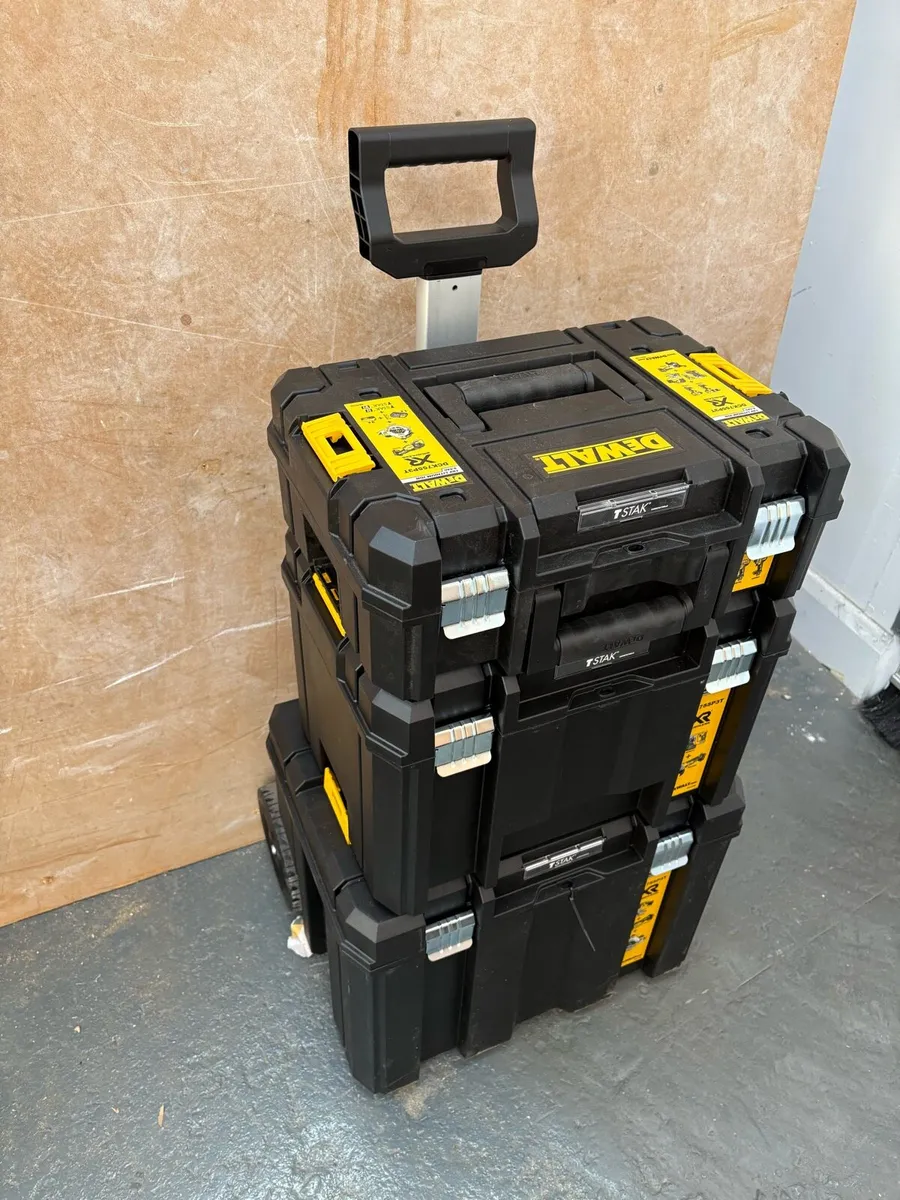 Dewalt t stak trolley set . New - Image 1