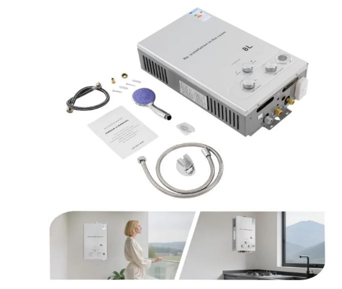 Instantaneous Water Heater, 8/12/16L Capacity - Image 3