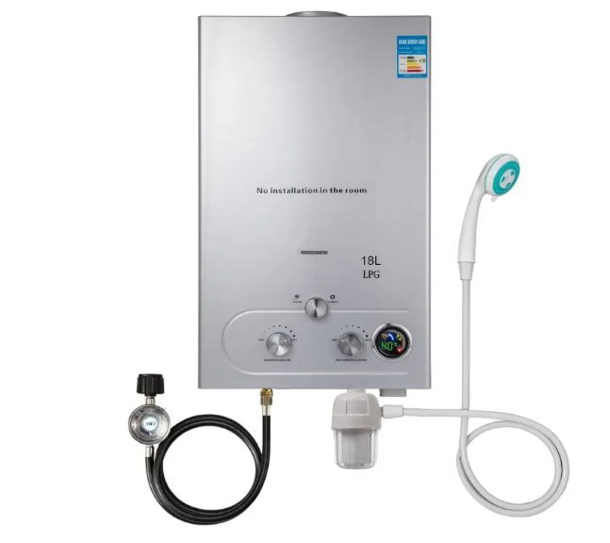LPG Liquid Gas Instantaneous Water Heater 18L 36KW - Image 3