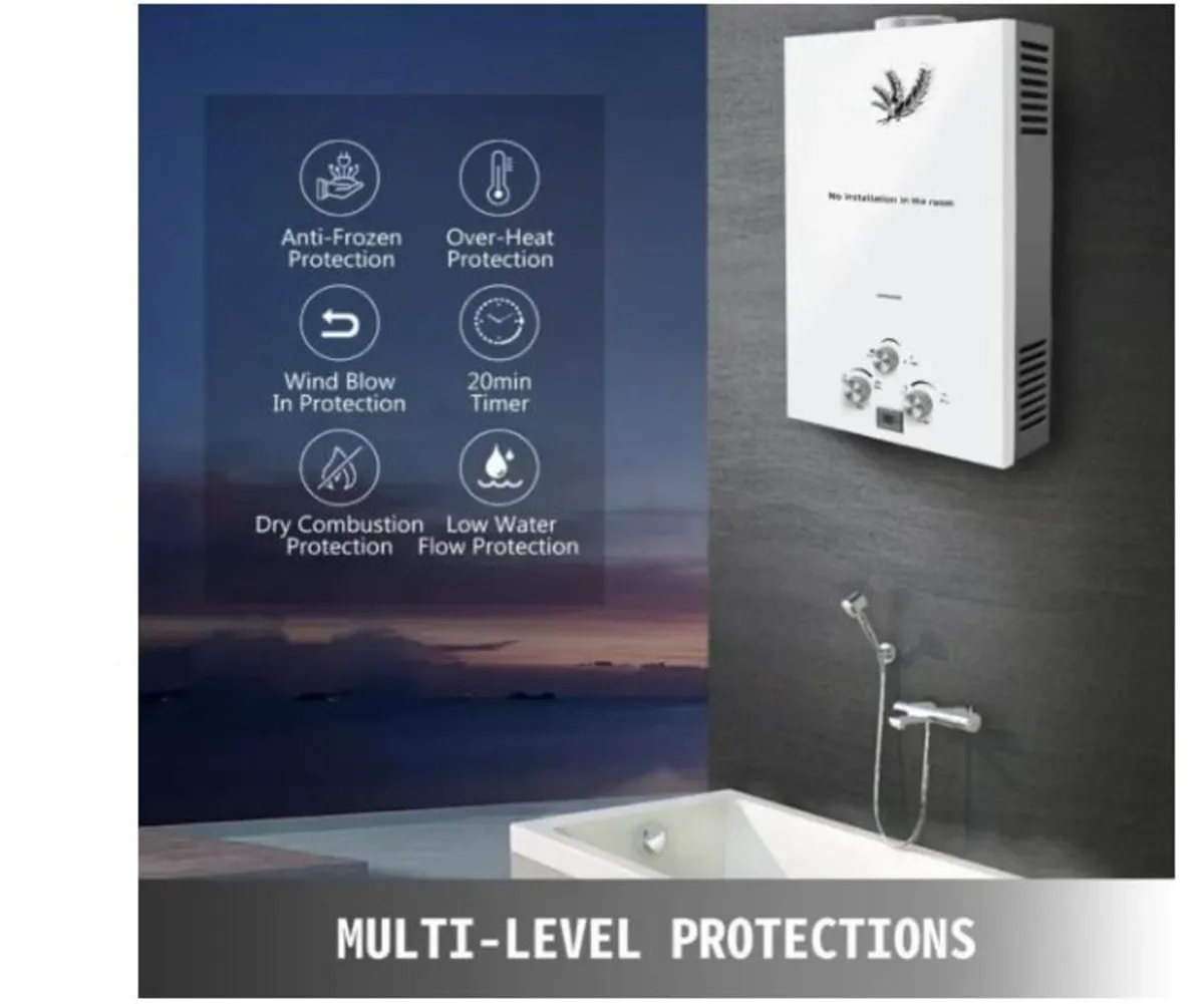 18L 36KW Gas Instantaneous Water Heater - Image 4