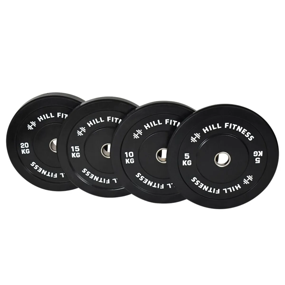 120kg: Bumper Plate & Barbell Bundle - Weights Gym - Image 2