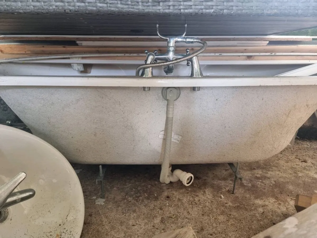 Used bath and tap