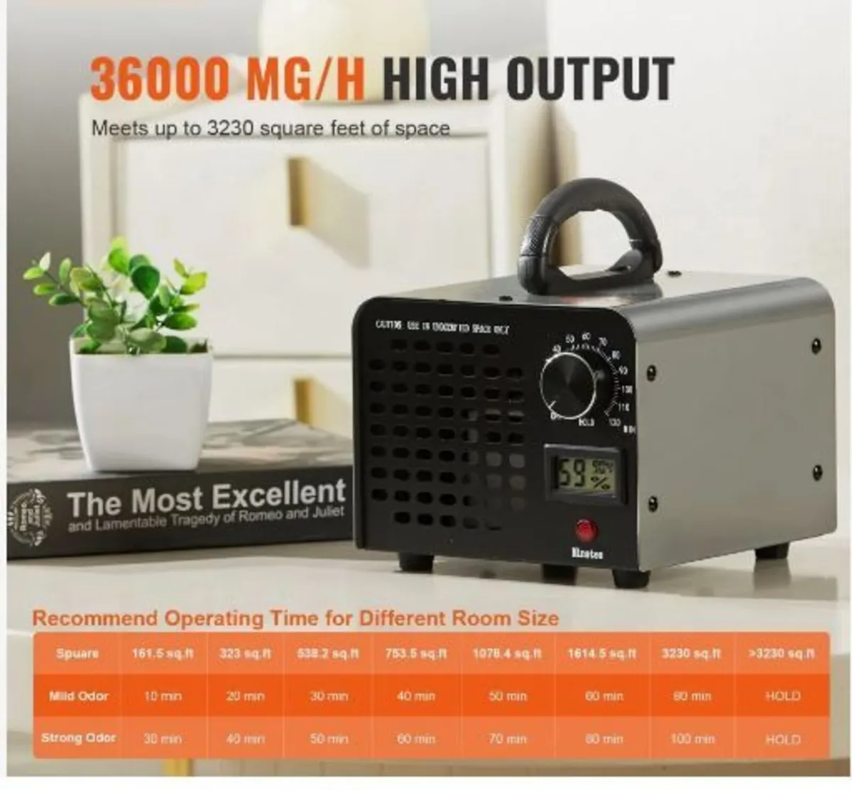 Ozone Generator 36000mg/h Ozone Machine - Image 1