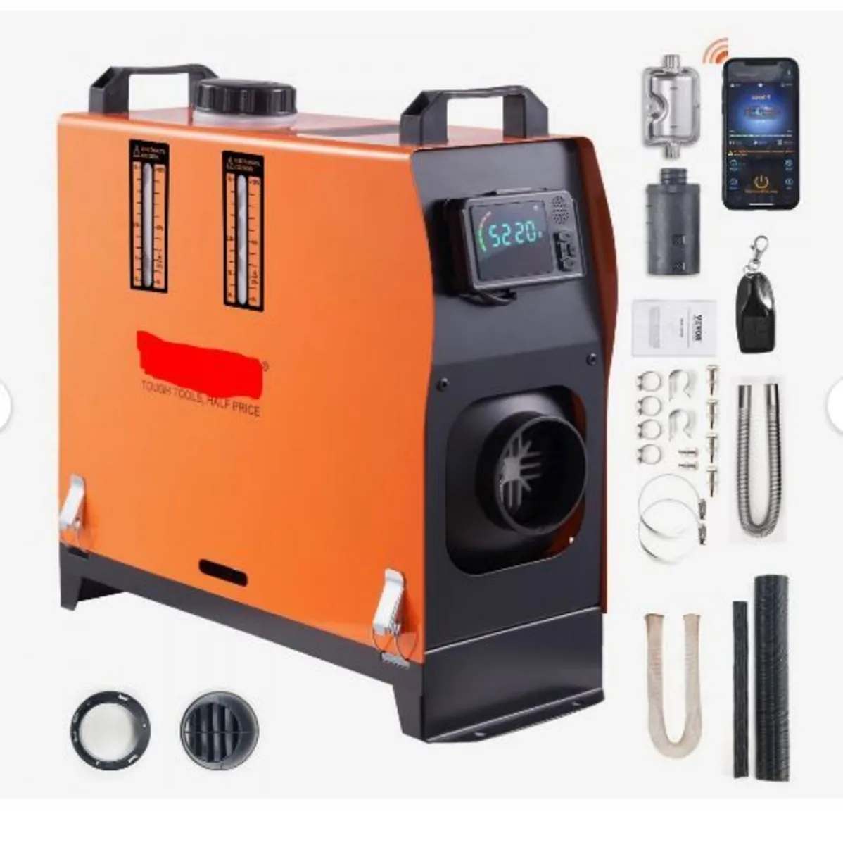 Diesel Air Heater All-in-one 12V 5-8KW Bluetooth - Image 1