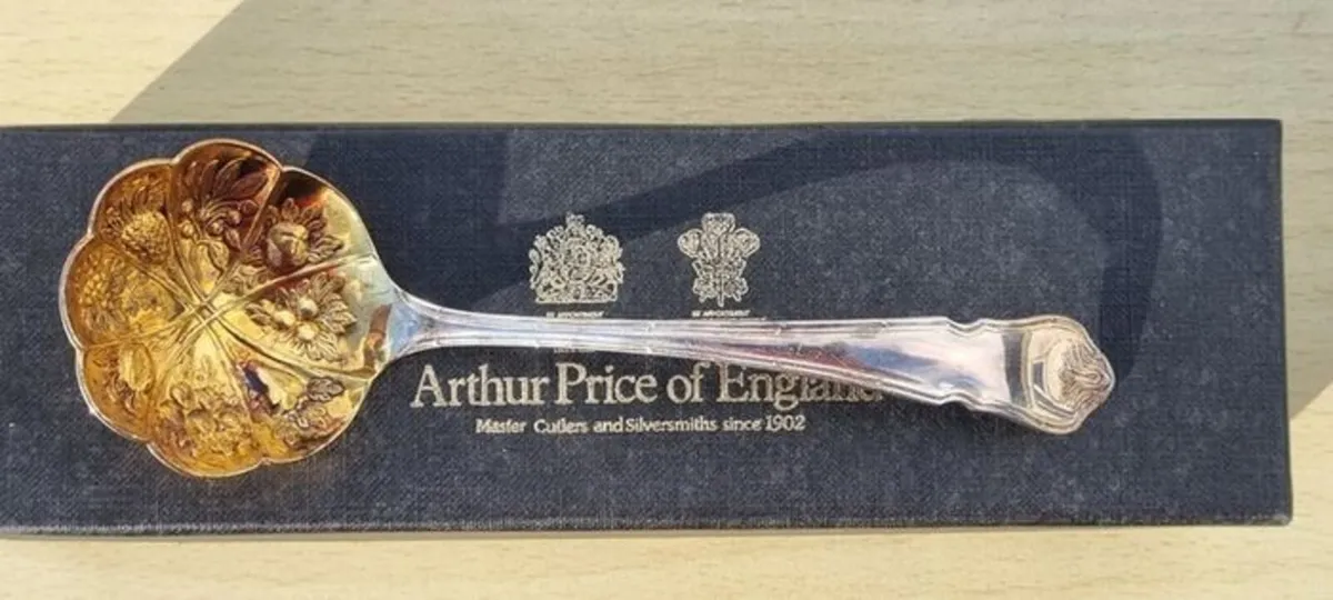 Arthur Price of England vintage gold plated spoon - Image 2
