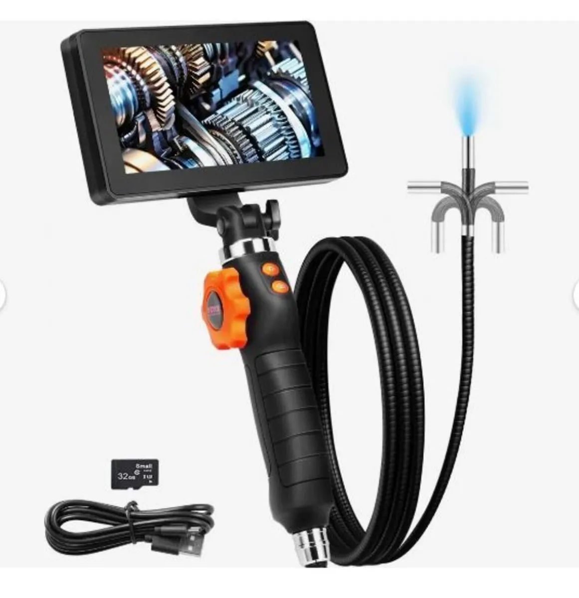 Articulating Borescope Camera with Light - Image 1