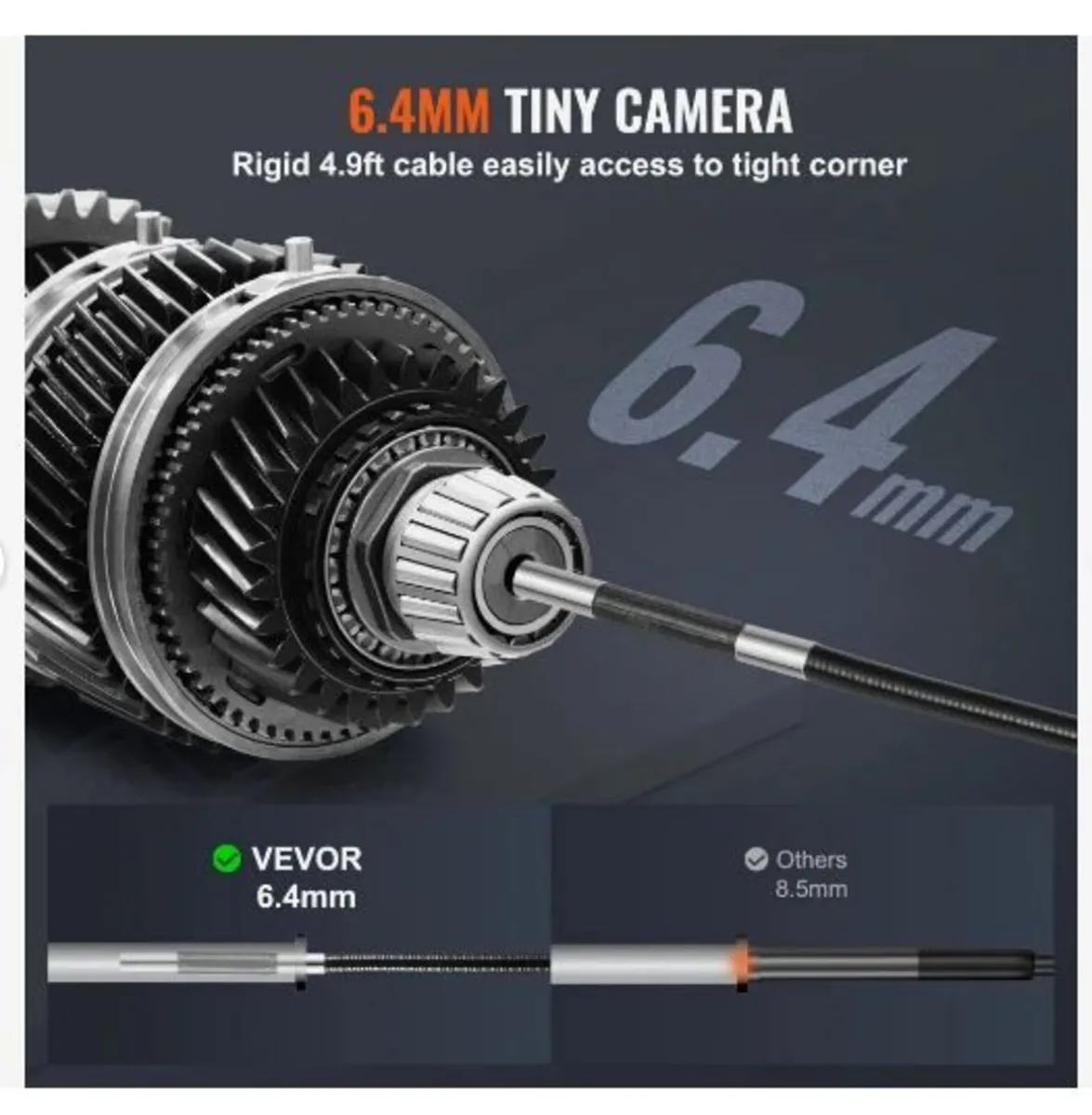 Articulating Borescope Camera with Light - Image 3