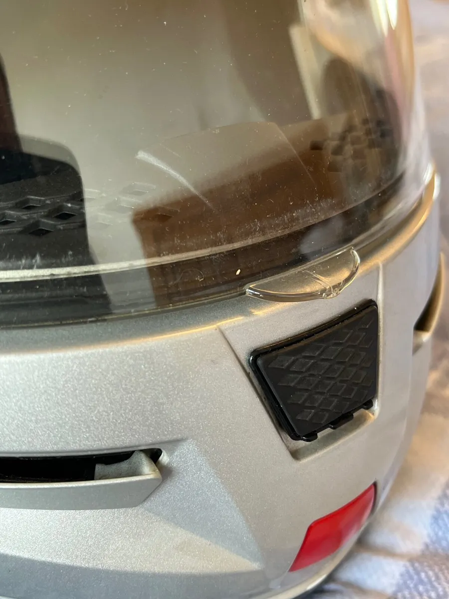 Nolan N103 Helmet L Silver - Image 4