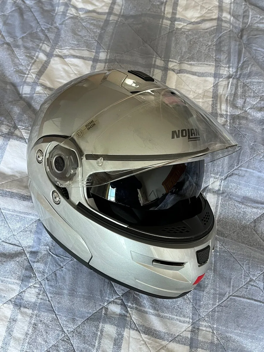 Nolan N103 Helmet L Silver - Image 1