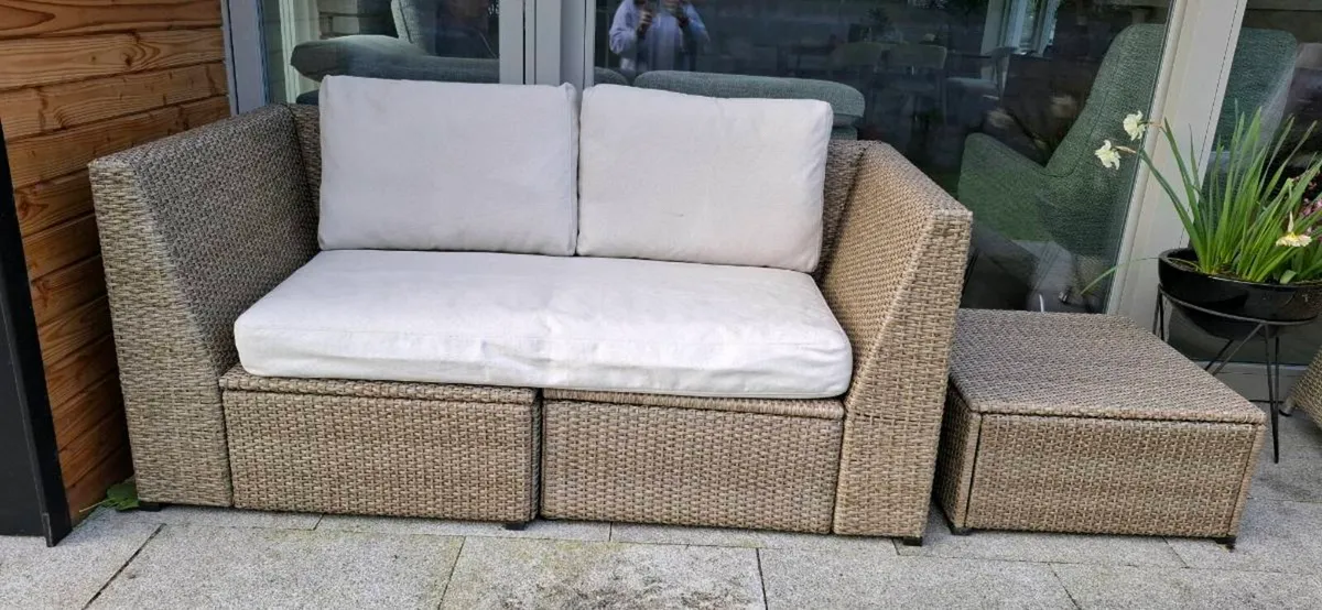 Ikea solleron outdoor rattan furniture - Image 1