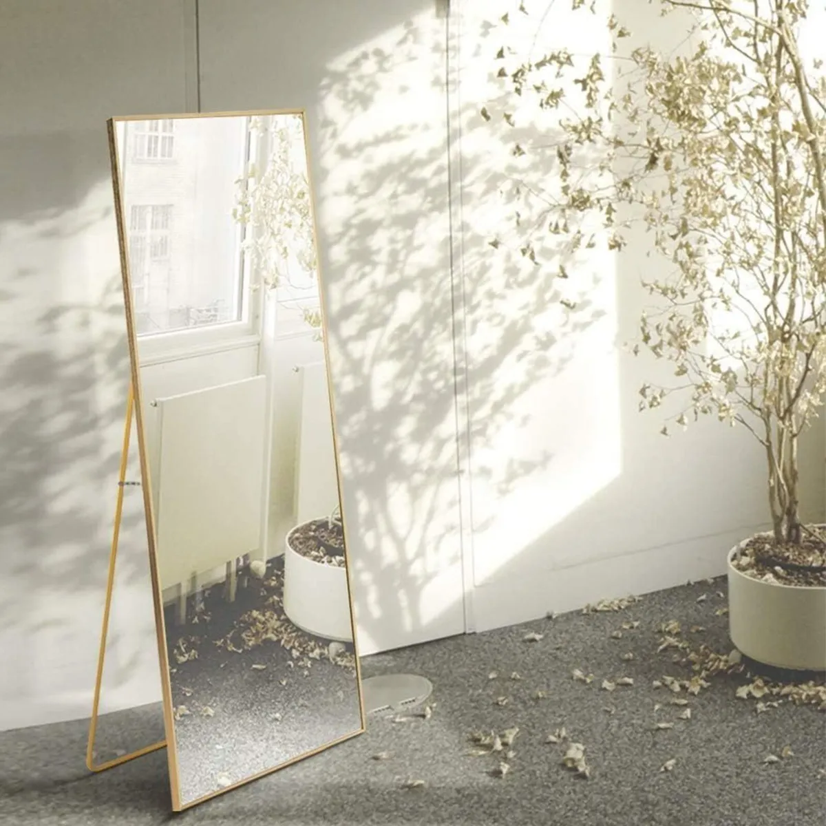 Full Length Mirror 140x40cm Free Standing Hanging - Image 3