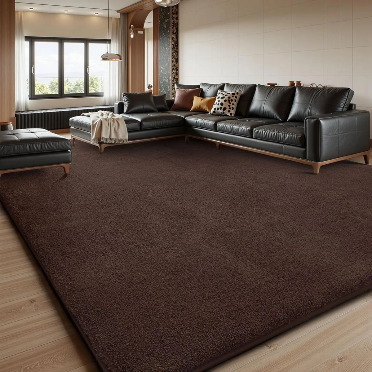 Carpet Rugs Living Room Large 200x290 Grey Rug - Image 1