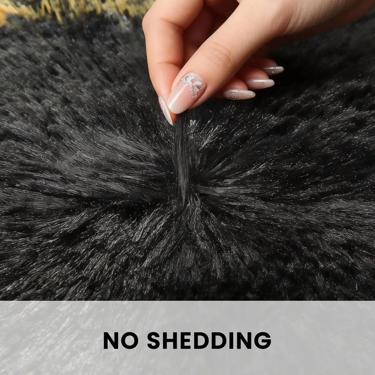 Rugs Living Room 200x290cm Grey Area for Bedroom - Image 4