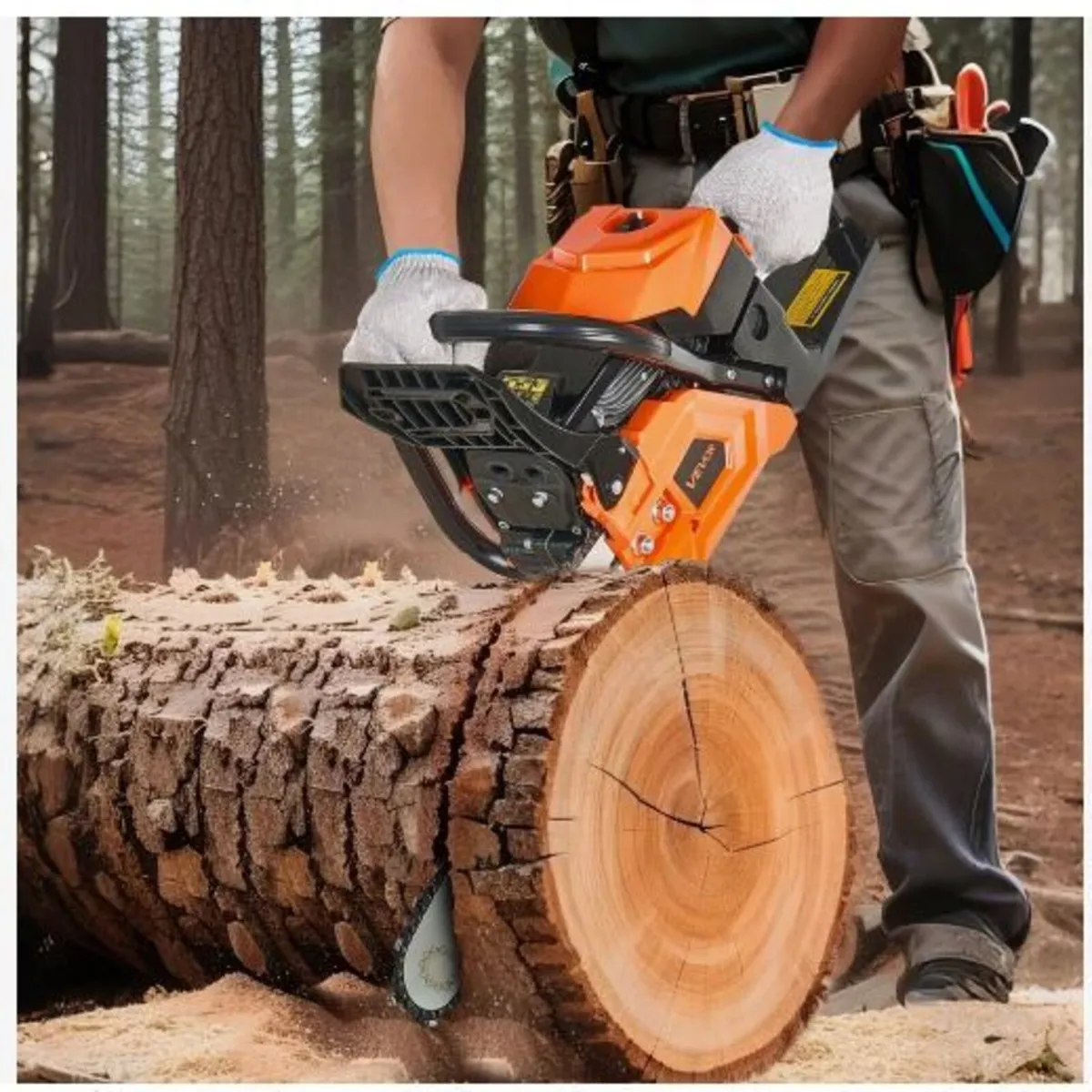 58 cc Gas Chainsaw, 20 inch Gas Powered Chainsaw - Image 3
