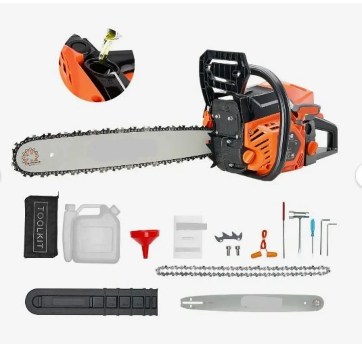 58 cc Gas Chainsaw, 20 inch Gas Powered Chainsaw - Image 4