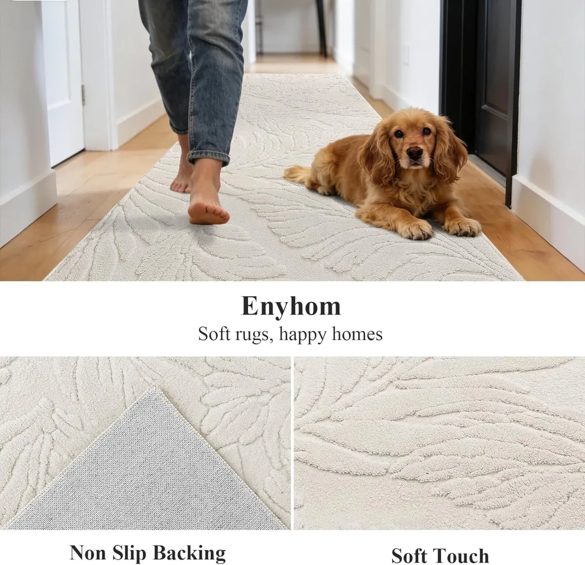 Runner Rugs for Hallway Extra Long 80x300 cm Non - Image 3