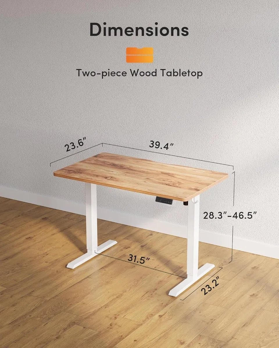Electric Standing Desk Height Adjustable For - Image 3