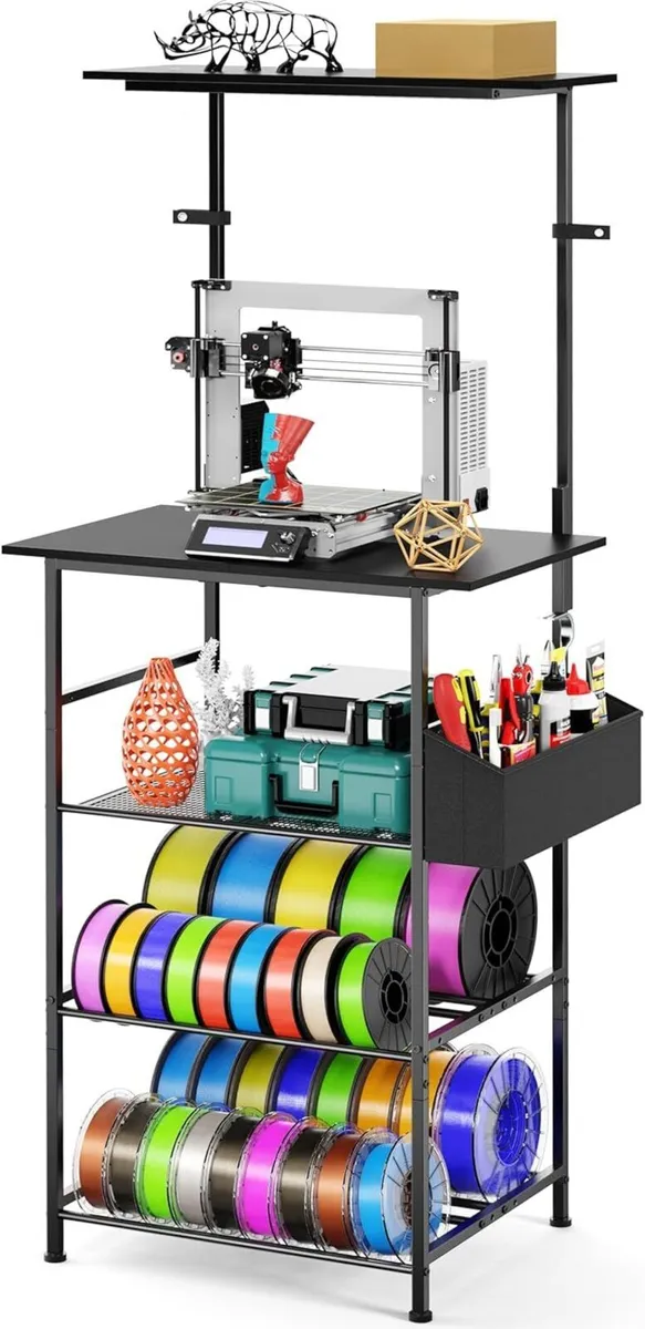 3D Printer Stand with Filament Storage - 5 Tier - Image 1