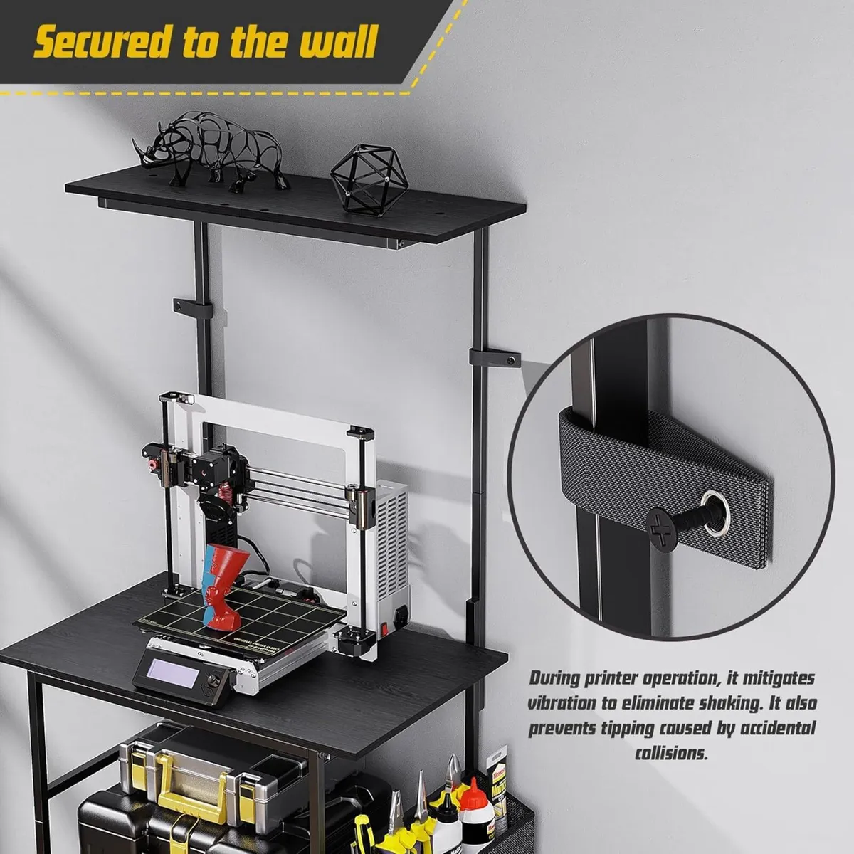 3D Printer Stand with Filament Storage - 5 Tier - Image 4