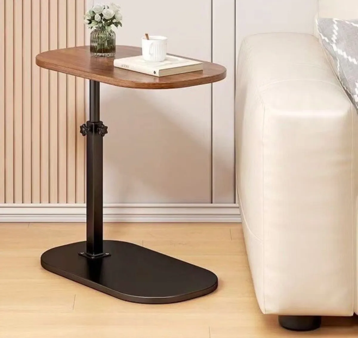 NEW Adjustable C Shaped Side End Coffee Table - Image 1