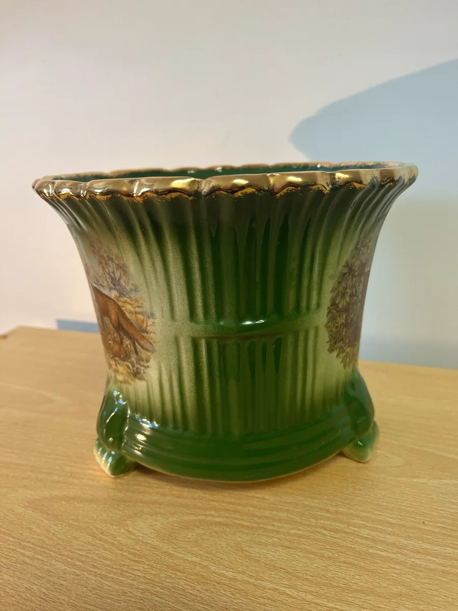 Vintage ceramic indoor planter - Image 2