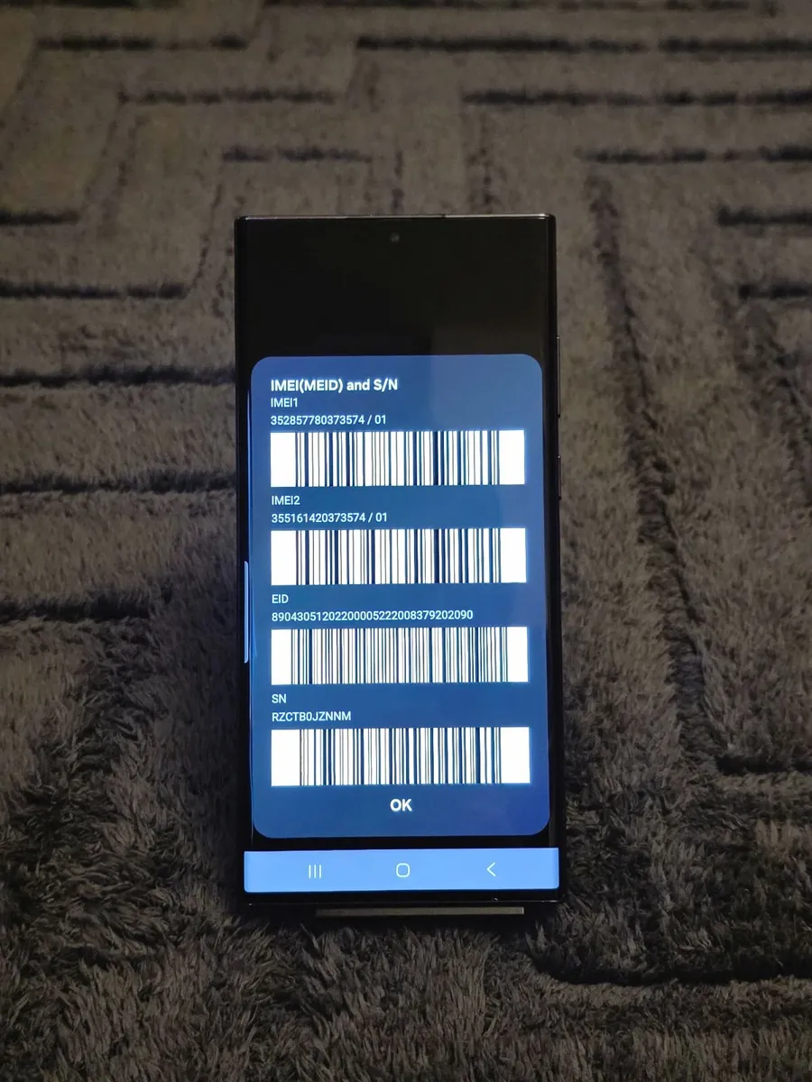 Samsung Galaxy S22 Ultra 256GB Like New-Black - Image 4