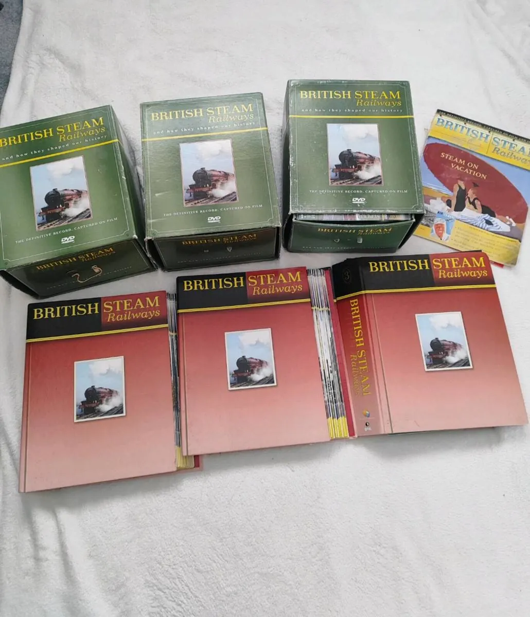 British Steam Railways Complete DVD & Magazine Col - Image 1