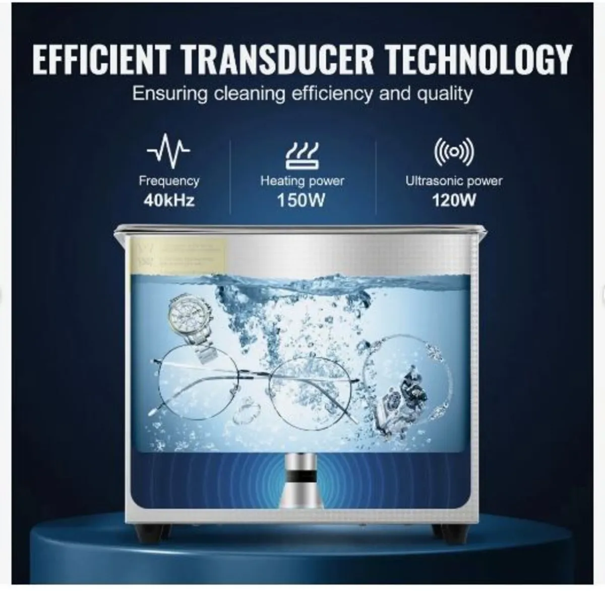 Professional Ultrasonic Cleaner, 2.85 L - Image 2