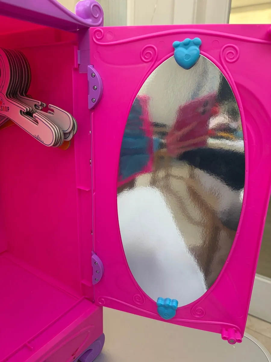 Build a bear wardrobe and 11 hangers - Image 3