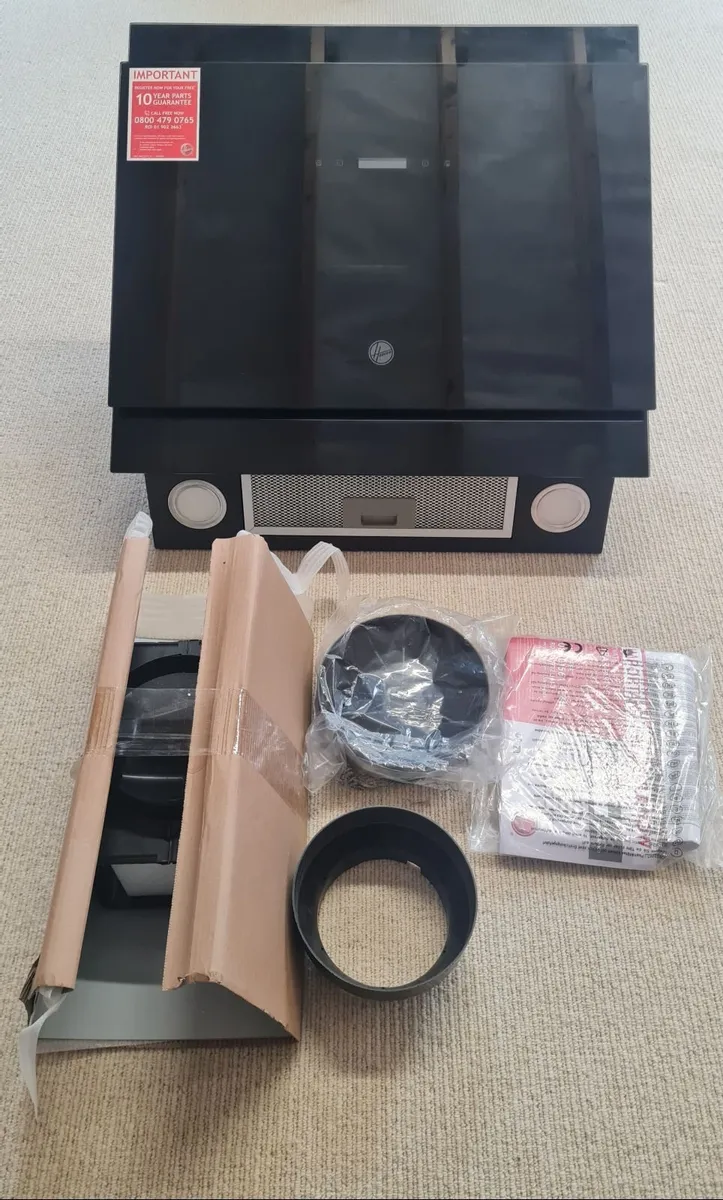 HOOVER Chimney Cooker Hood (extractor fan) Black - Image 4