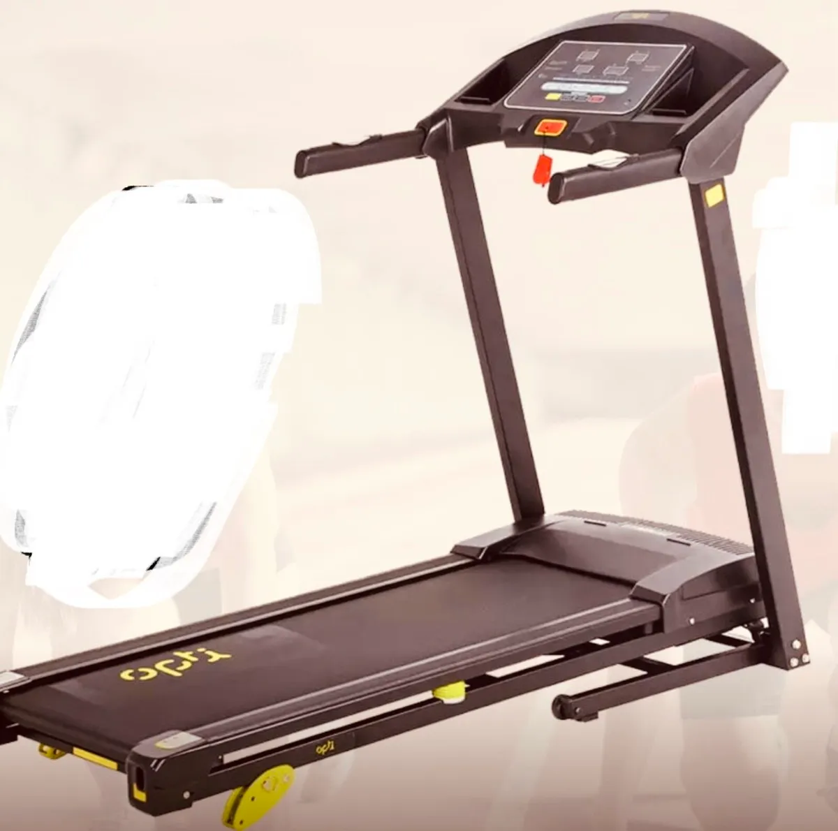 Treadmill and cross trainer