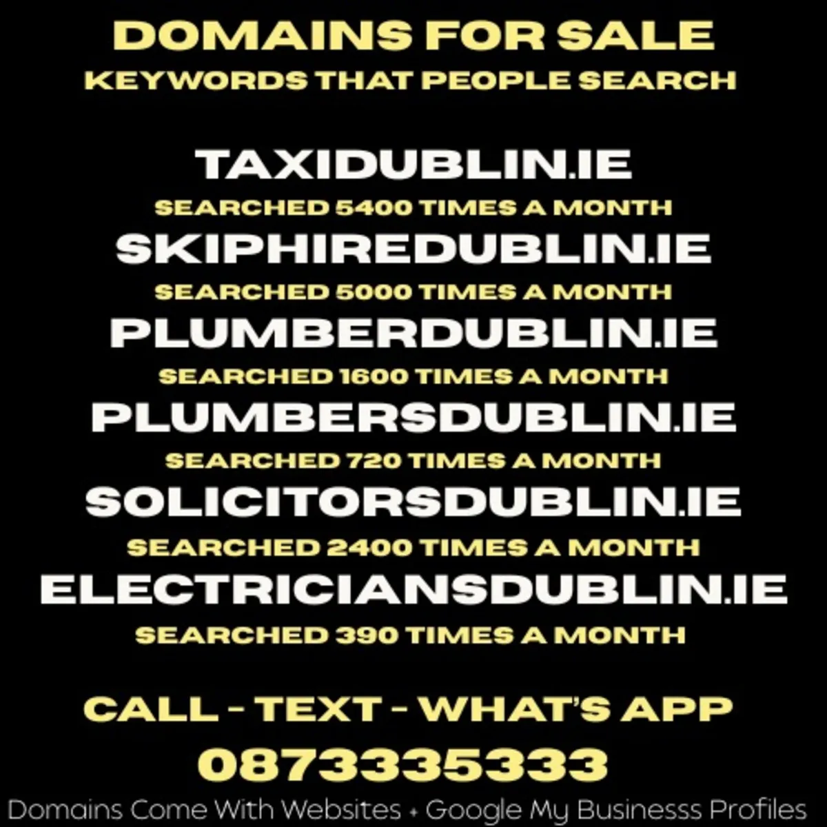 Domains For Sale - Image 1