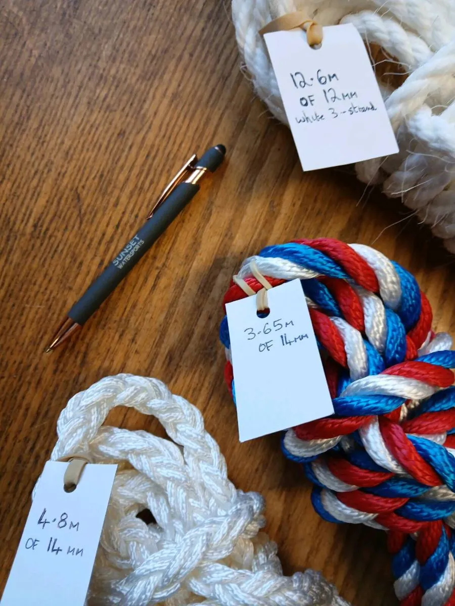 Job lot new 12mm + 14mm ropes, all new + unused - Image 2