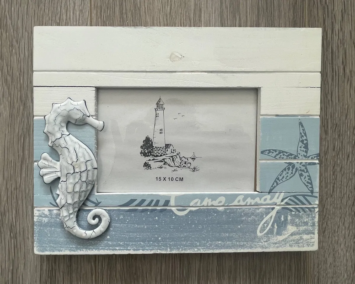 Coastal themed nautical photo frame - Image 3