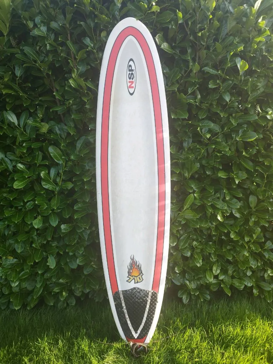 NSO Surfboard, Travel/Protection Bag + Wetsuit. - Image 1